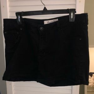 American Rag black jean shorts. Size 13.